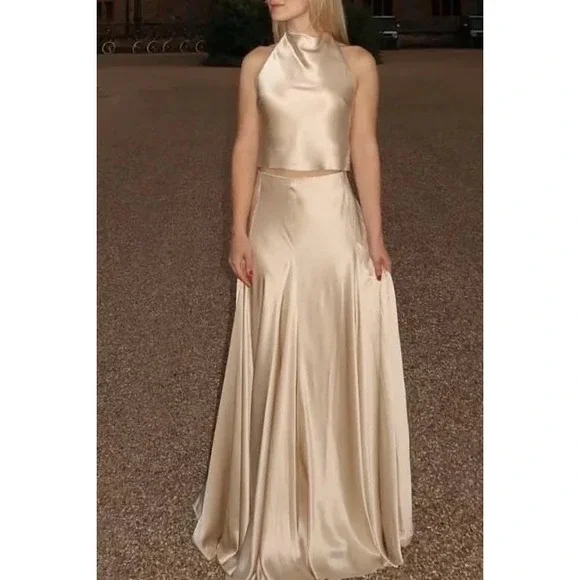 Reformation Sera Silk Two Piece Set Brand New - Picture 5 of 9